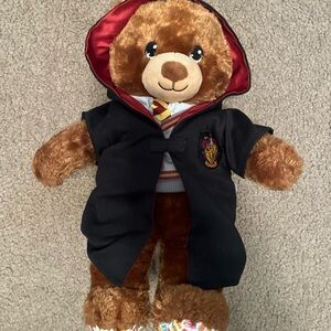 Build A Bear BAB Harry Potter Gryffindor House Uniform Plush Bear 18”